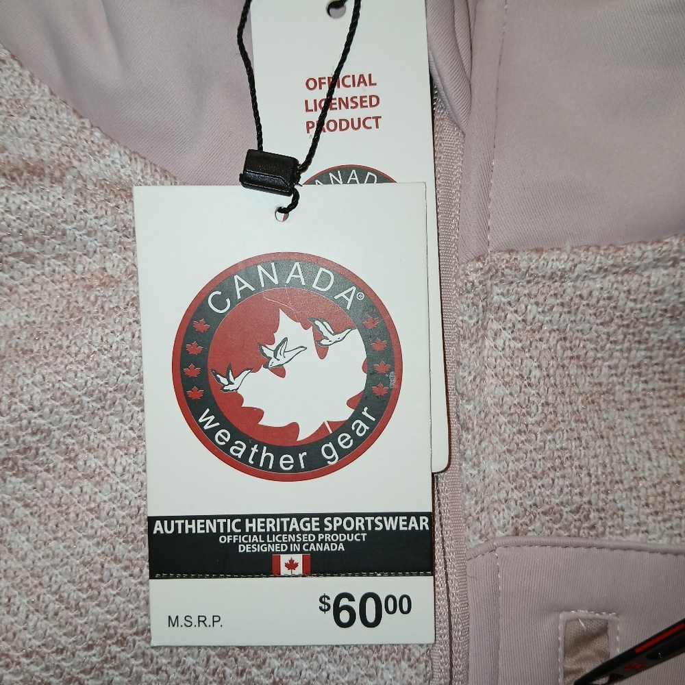 NWT Sz.L Womens Canada Weather Gear Zip Up Jacket - Picture 5 of 9